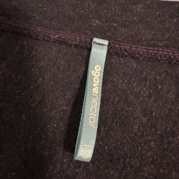 Agave Nectar Top Women’s Small Purple short sleeve Oversized Sweatshirt - Picture 2 of 9